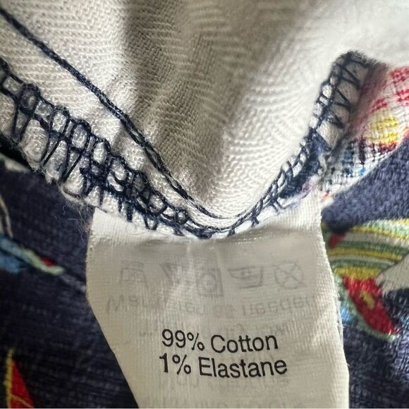 J. Cream Women’s Blue Sailing Nautical Shorts - Picture 5 of 6